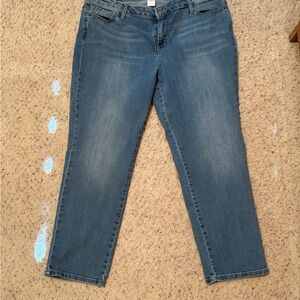 Westport Women's Straight Leg Blue Jeans - Size 16